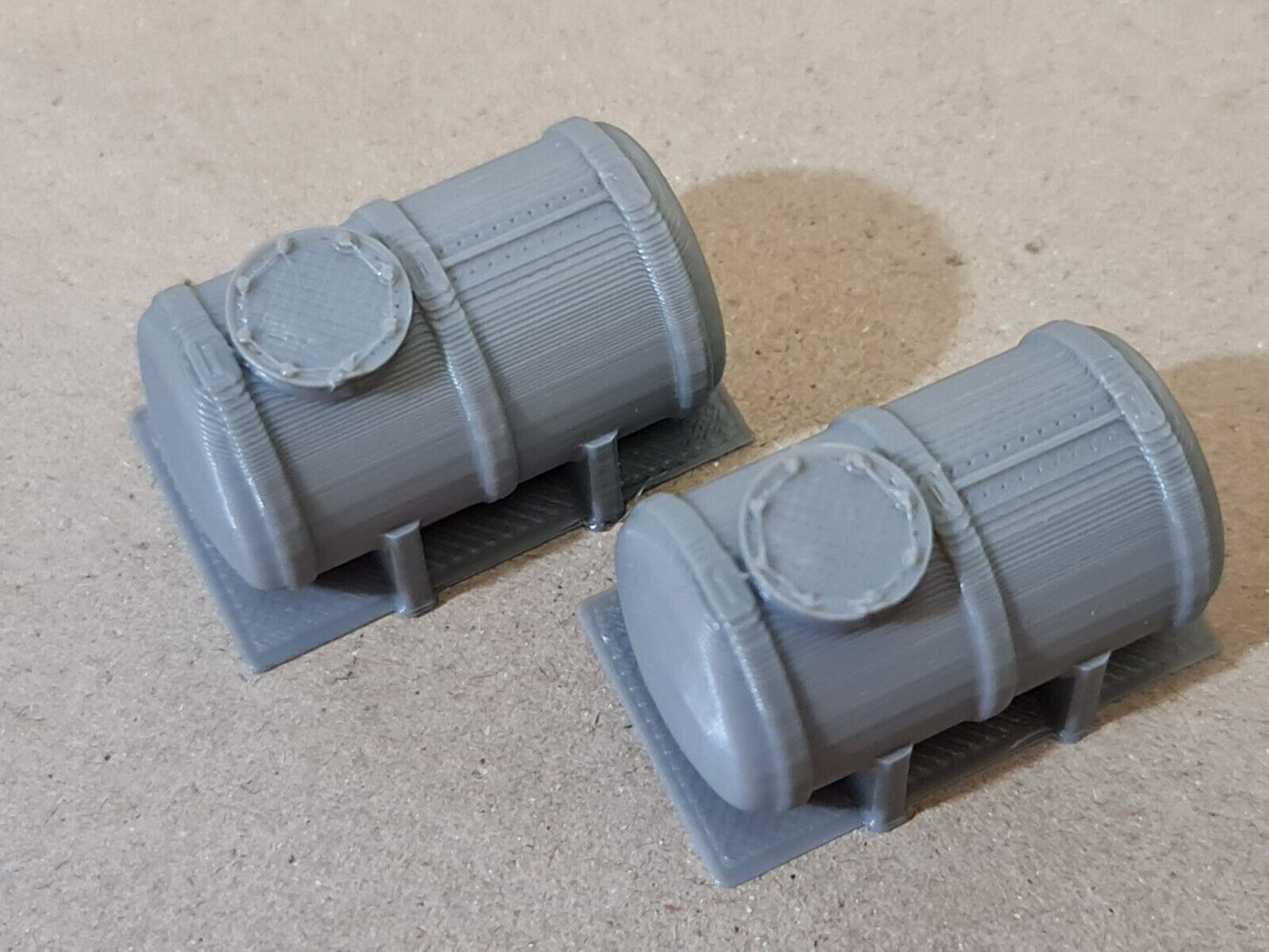 New 2 Pack Gas Fuel Petrol Tank Body OO HO Gauge 1:76 Scale Models Train Railway