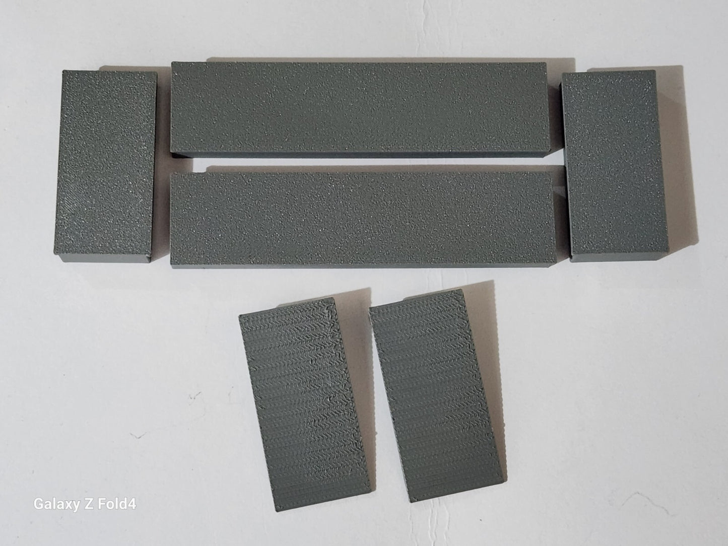 Railway Train Station Passenger Platform 6 Pc Kit Z Gauge 1:220 Scale Railroad