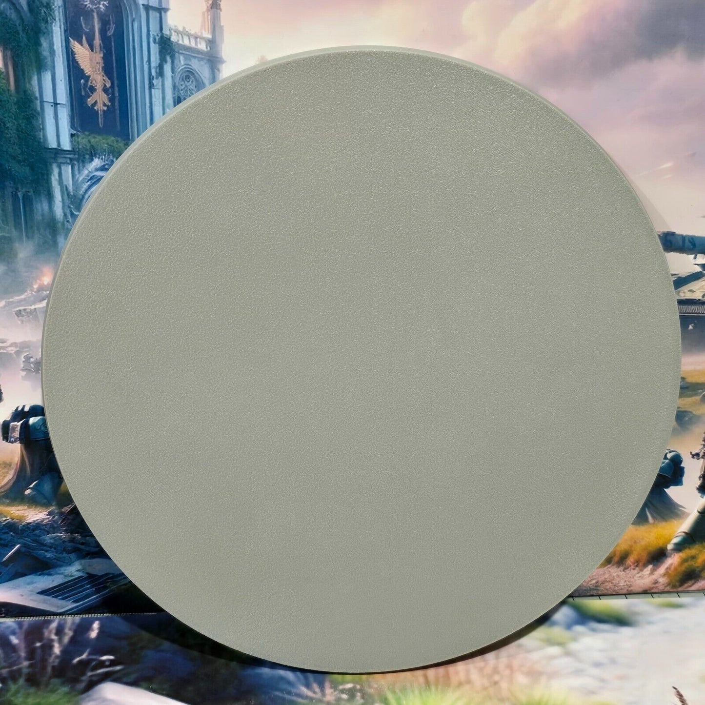 Wargames Bases Round Plain Warhammer Wargaming AOS PLA Plastic