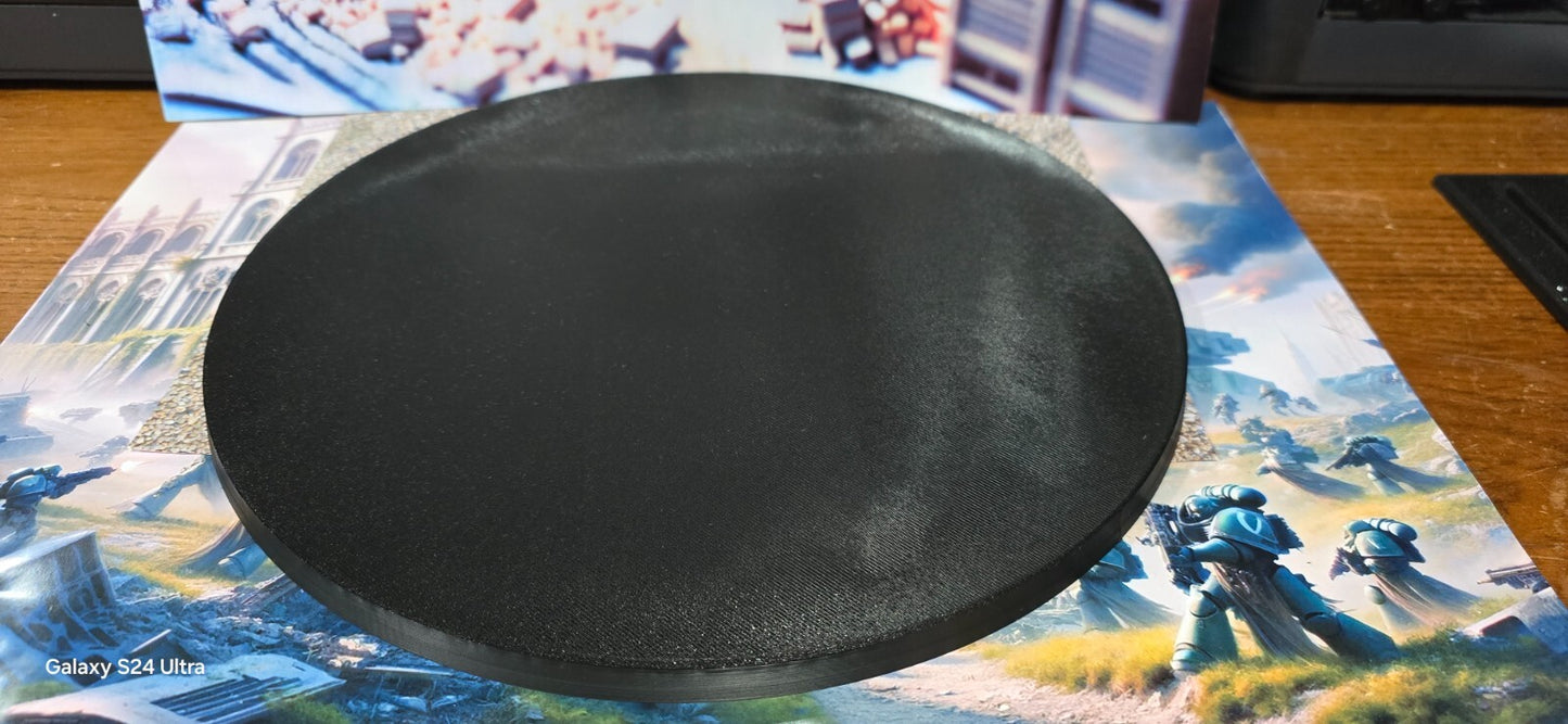 Wargames Bases Round Plain Warhammer Wargaming AOS PLA Plastic