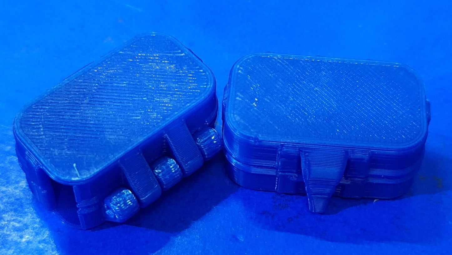 2 x Toothbrush Case Travel Cover Holder Portable Camping Plastic Brush Box Head