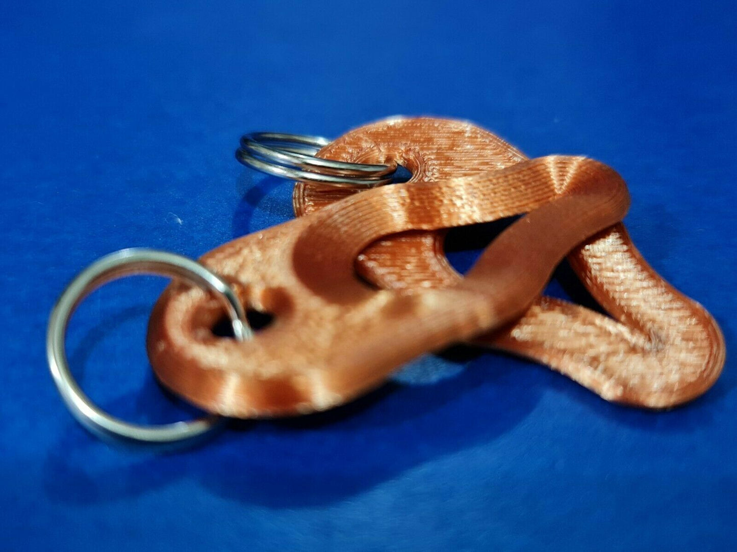 2 x Key Ring Tick Removal Tools Copper PLA Plastic Biodegradable, dog cat horse
