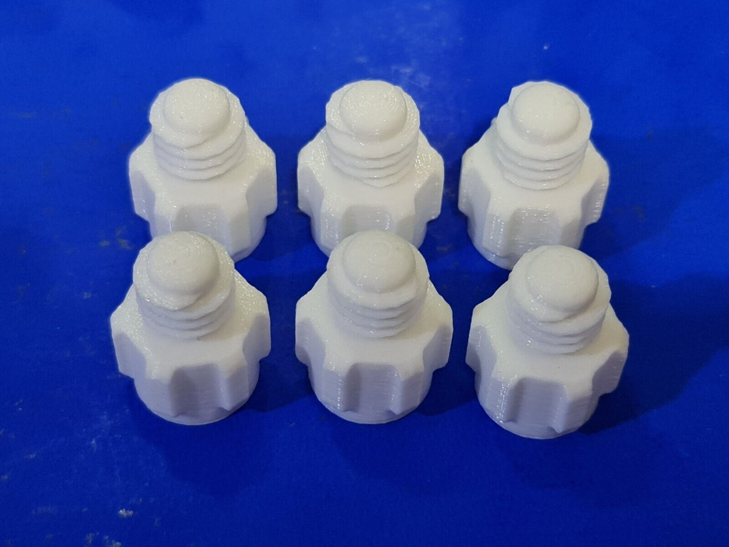Pack of 6 Silicone Sealer Sealant Mastik Tube Nozzle Screw Cap Tops