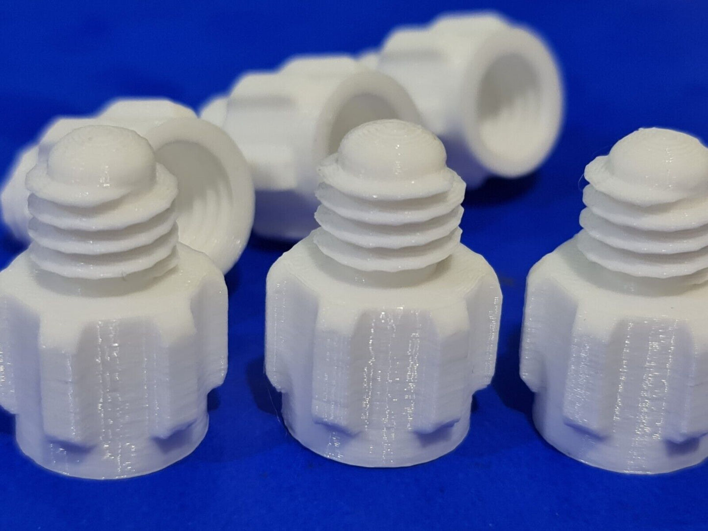 Pack of 6 Silicone Sealer Sealant Mastik Tube Nozzle Screw Cap Tops