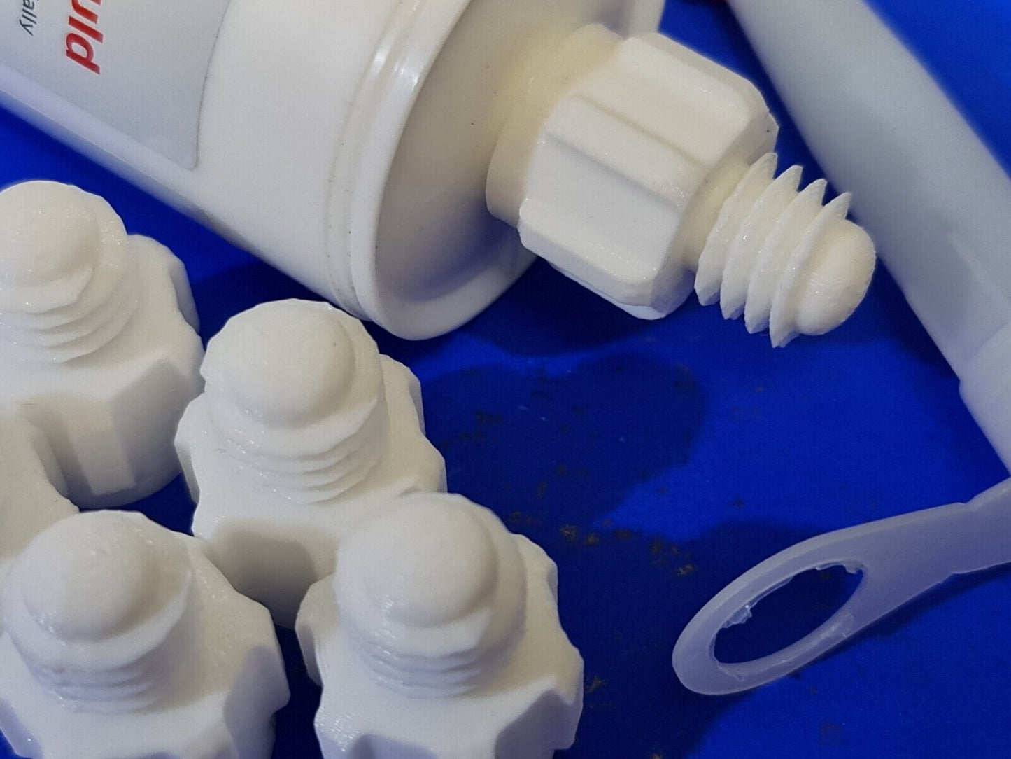 Pack of 6 Silicone Sealer Sealant Mastik Tube Nozzle Screw Cap Tops