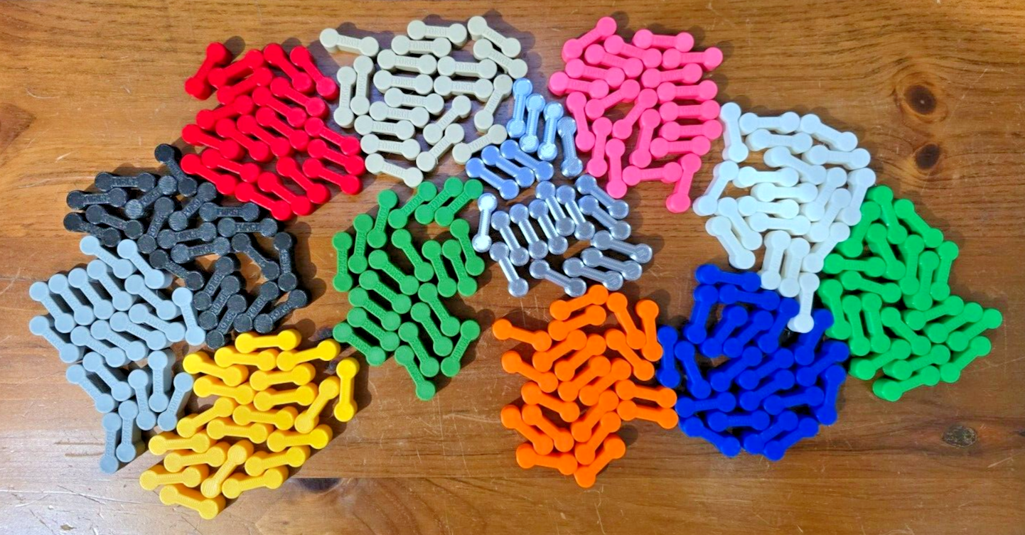 Wooden Train Track Dog bone Connectors Compatible with Brio IKEA BigJigs x 10/20