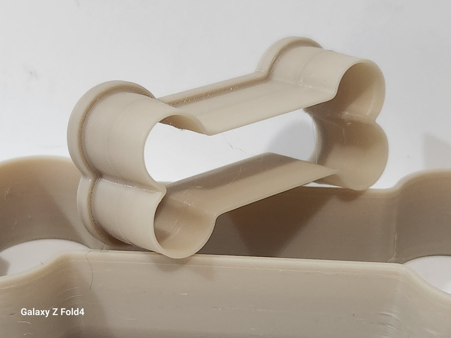Set of 2 Dog Bone Shaped Cookie Cutters 60 & 120mm many colours