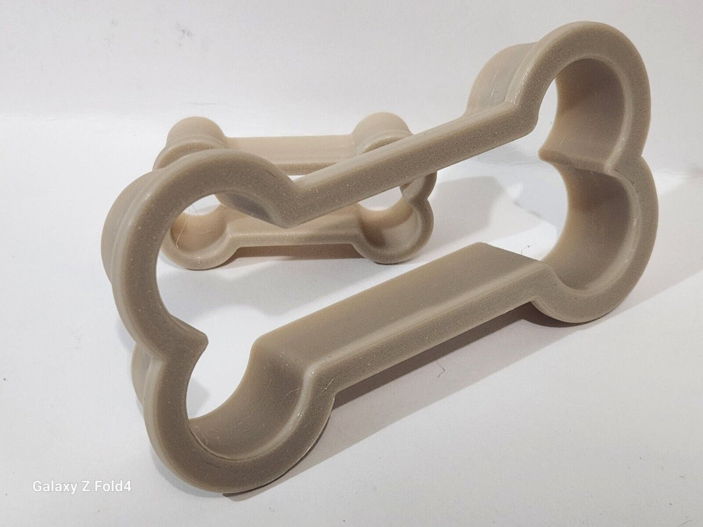 Set of 2 Dog Bone Shaped Cookie Cutters 60 & 120mm many colours