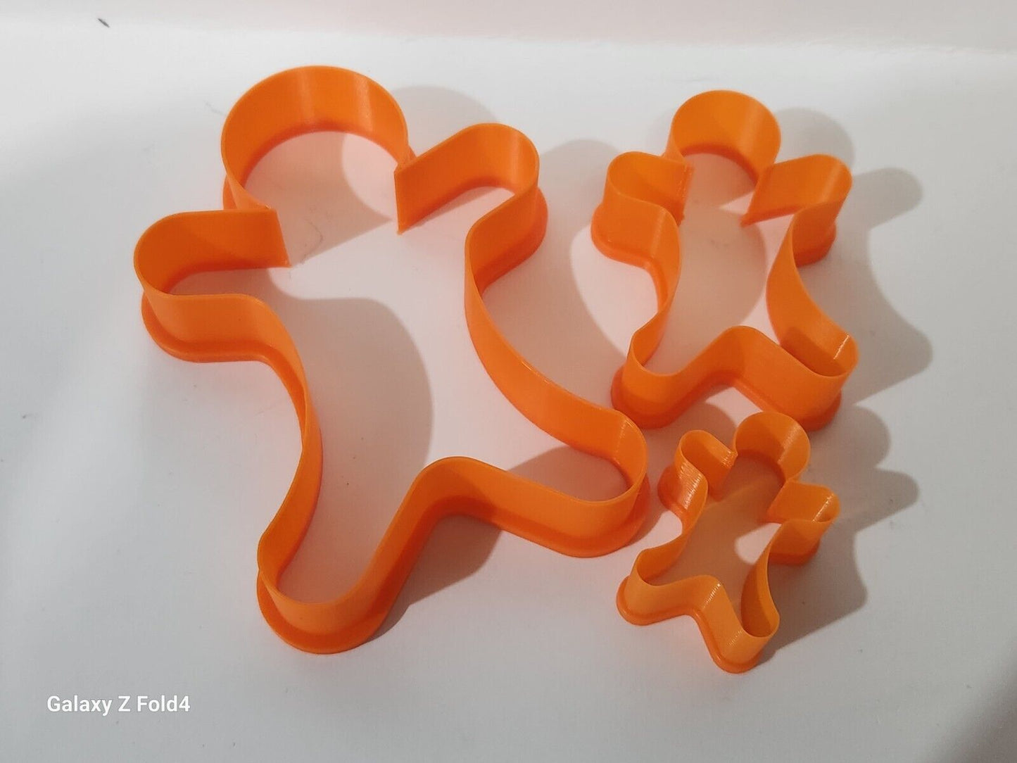 Set of 3 Gingerbread Men Cookie Cutters 40-110mm many colours