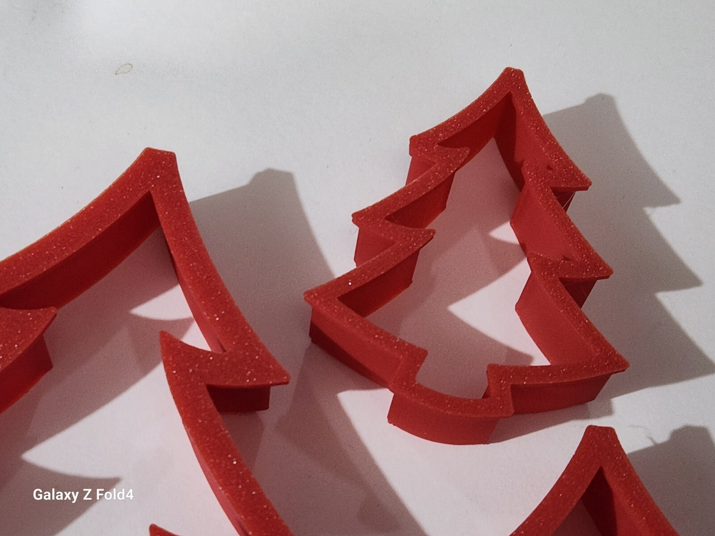 Cookie Cutters Set of 3 Christmas Xmas Tree Shaped 55, 80 & 100mm many colours