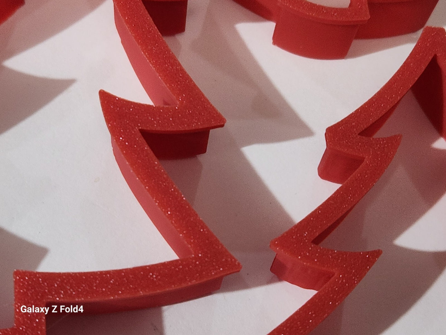 Cookie Cutters Set of 3 Christmas Xmas Tree Shaped 55, 80 & 100mm many colours