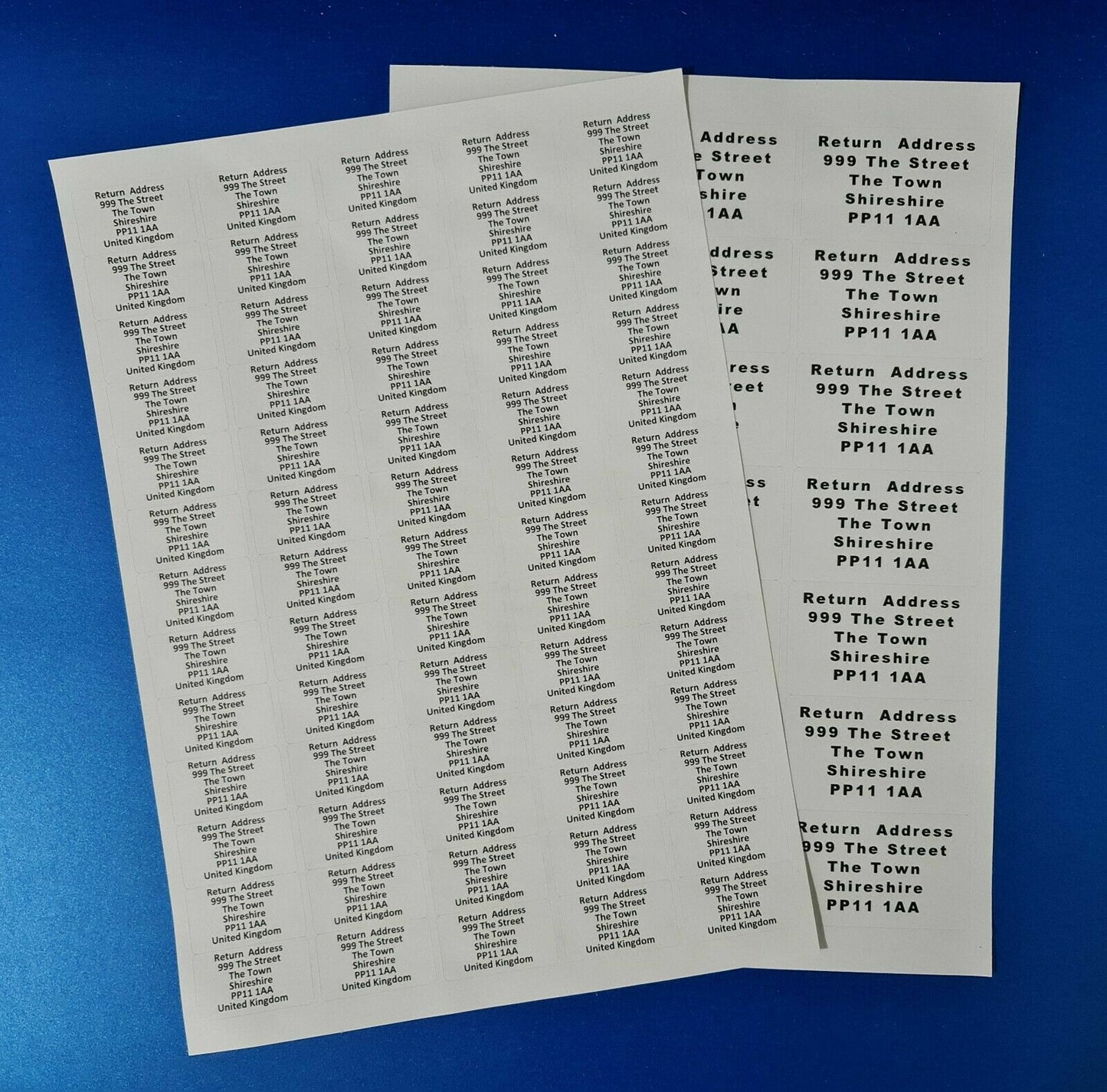 Return Address Labels Personalised Self Adhesive Name Sticky Stickers