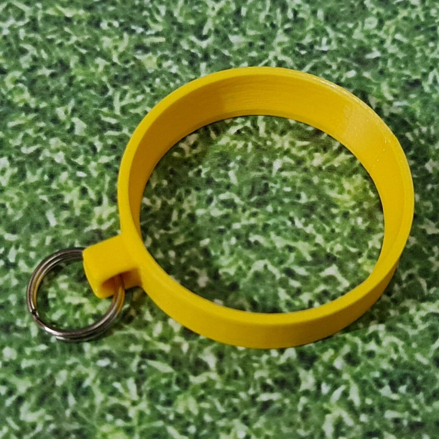 New Yellow Golf Ball Marking Alignment Tool with Keyring, Biodegradable