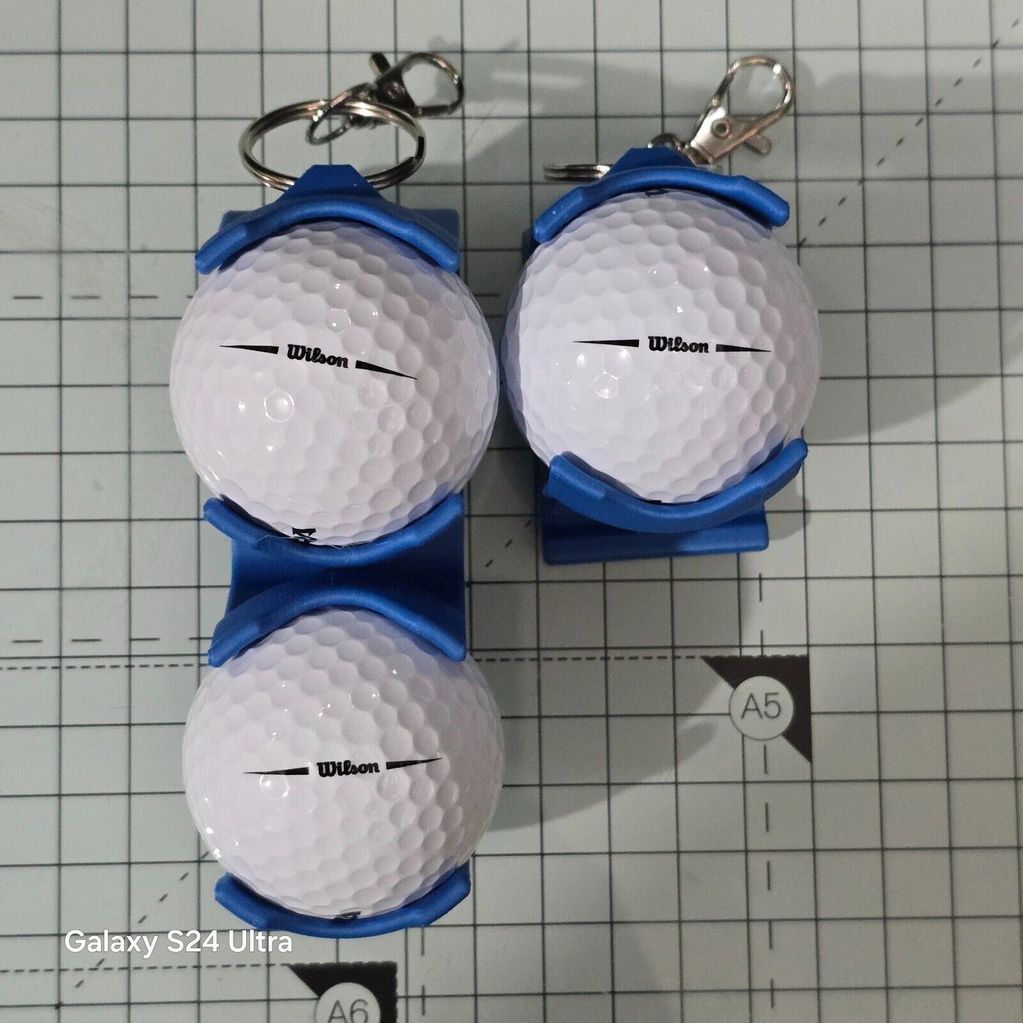 Golf Ball Holder– Bag Belt Clip - High Quality