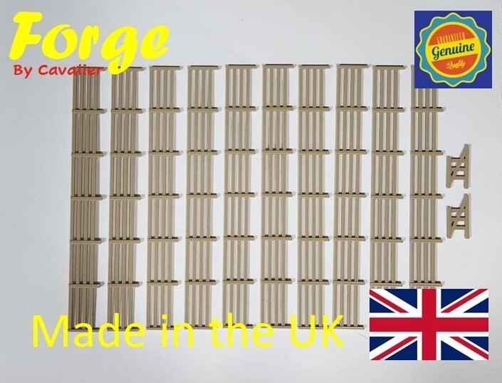 Fencing Railings New 10 to 100 Pack ALL Colours TT Gauge 1:120 Models Railway