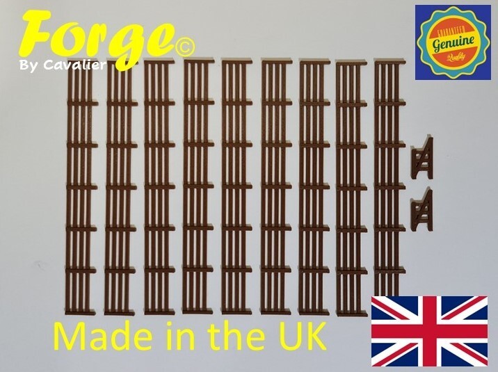 Fencing Railings New 10 to 100 Pack ALL Colours TT Gauge 1:120 Models Railway
