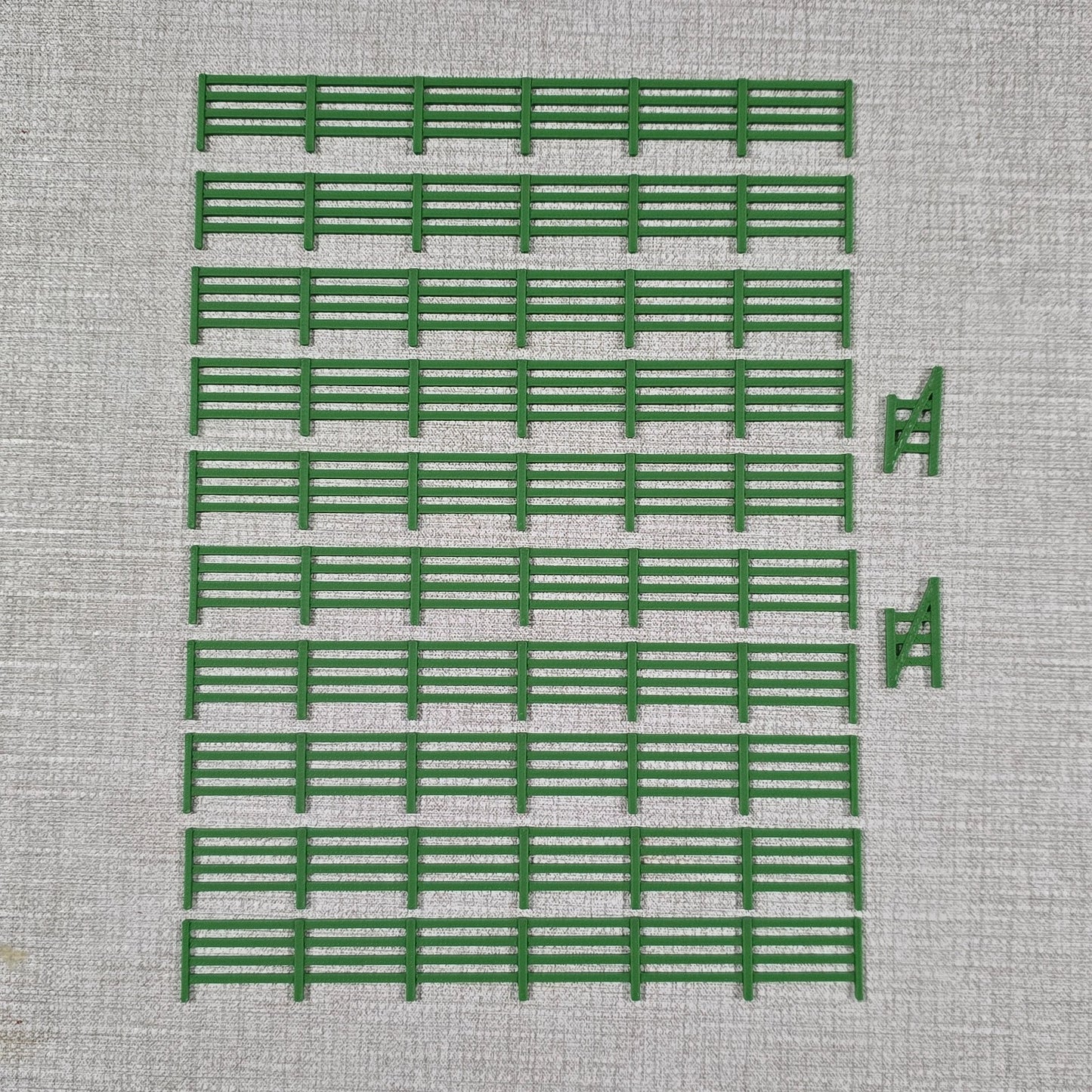 Fencing Railings New 10 to 100 Pack ALL Colours TT Gauge 1:120 Models Railway