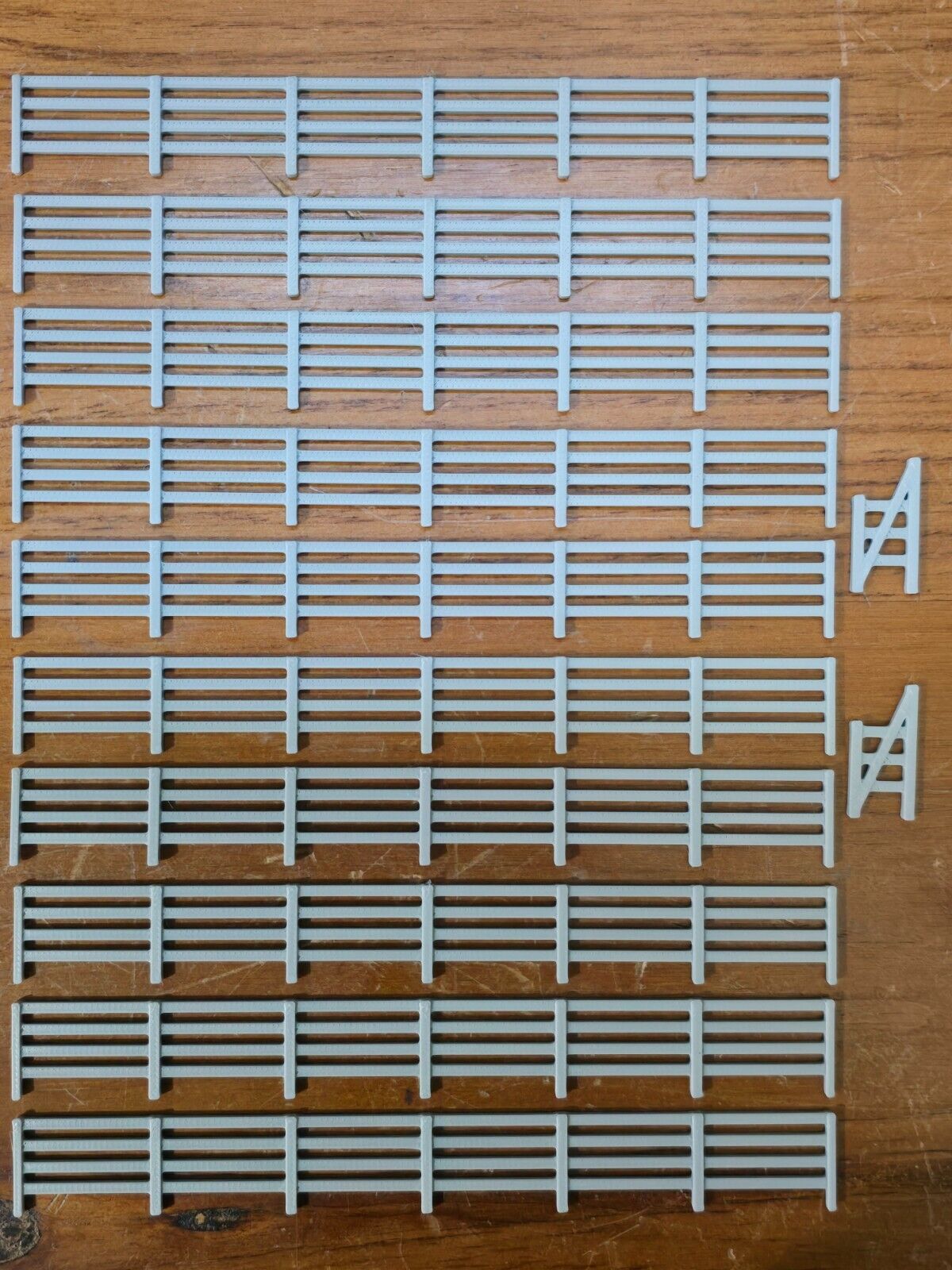 Fencing Railings New 10 to 100 Pack ALL Colours TT Gauge 1:120 Models Railway