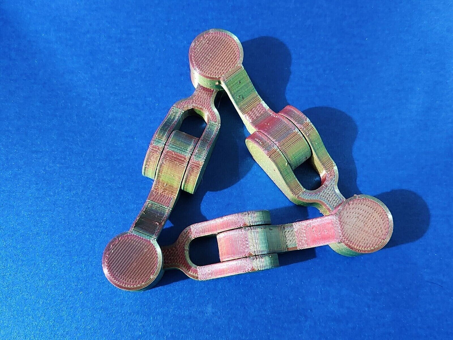 Kaleidocycle 3D Printed Fidget adult toy, release the stress, Tactile Sensory