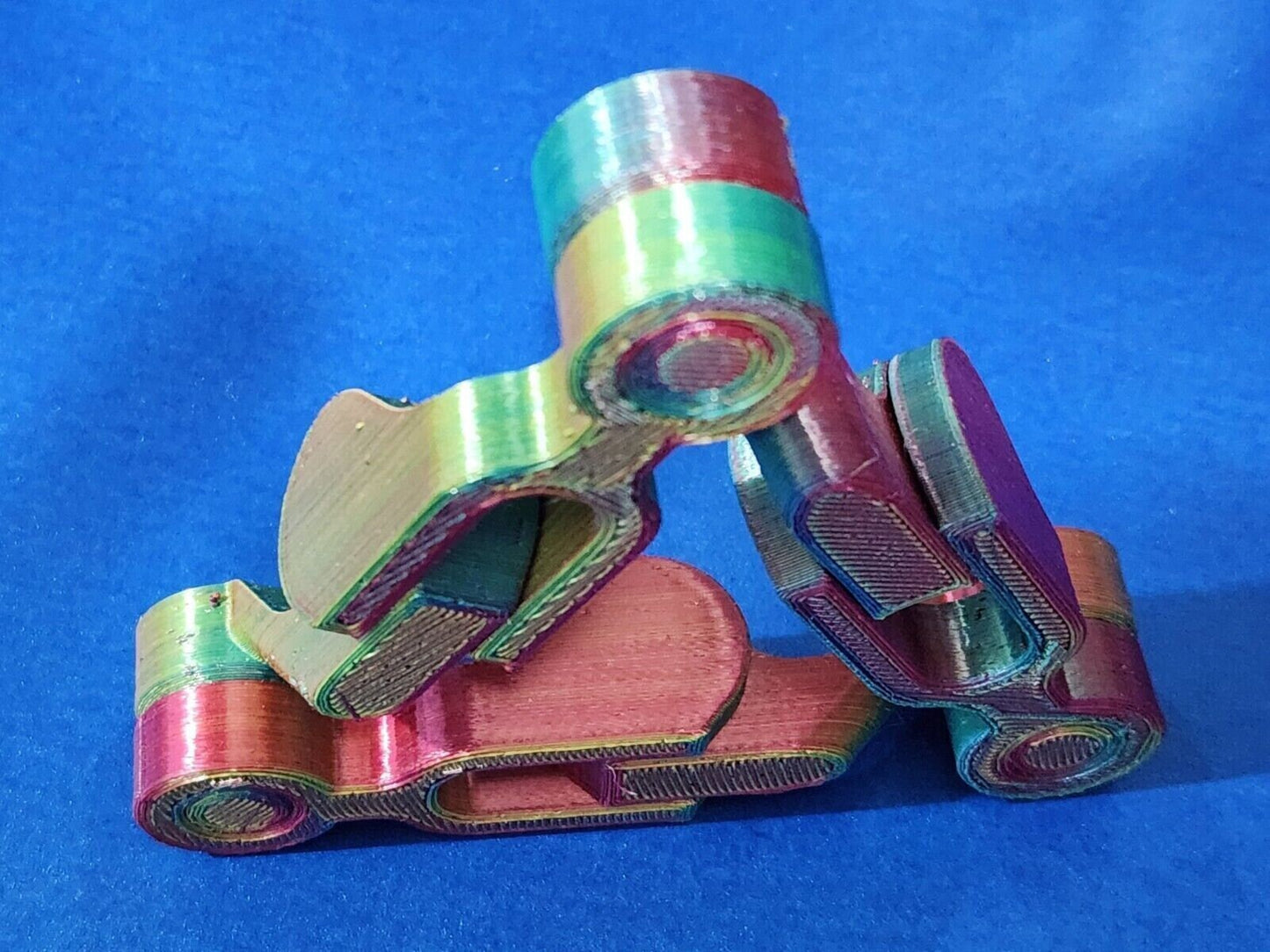 Kaleidocycle 3D Printed Fidget adult toy, release the stress, Tactile Sensory