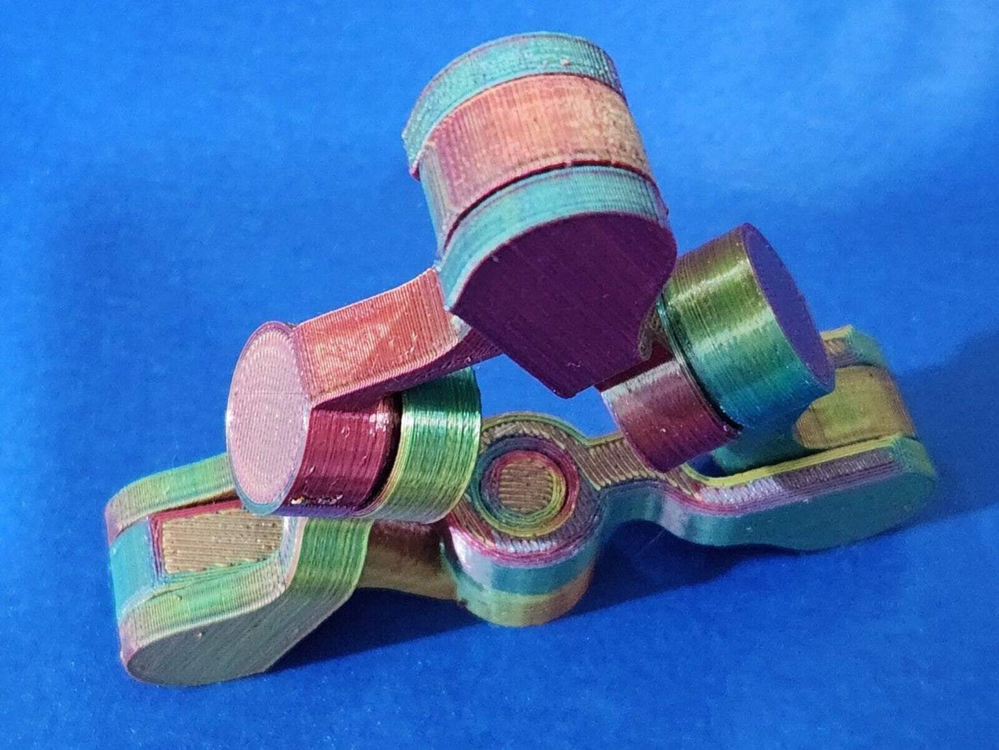 Kaleidocycle 3D Printed Fidget adult toy, release the stress, Tactile Sensory