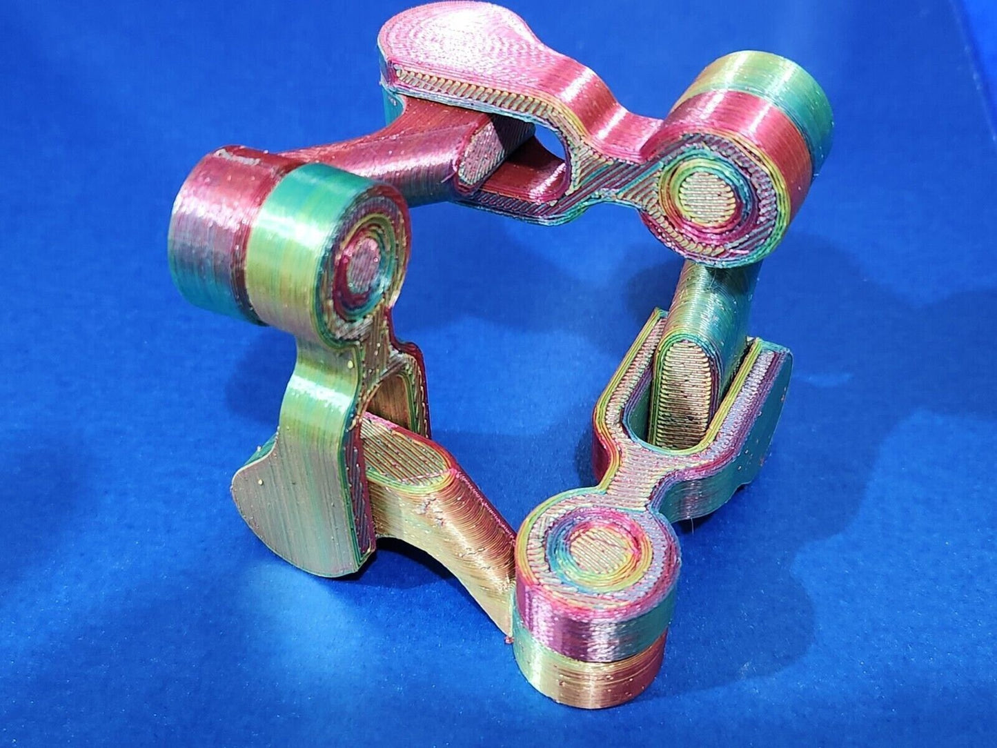 Kaleidocycle 3D Printed Fidget adult toy, release the stress, Tactile Sensory