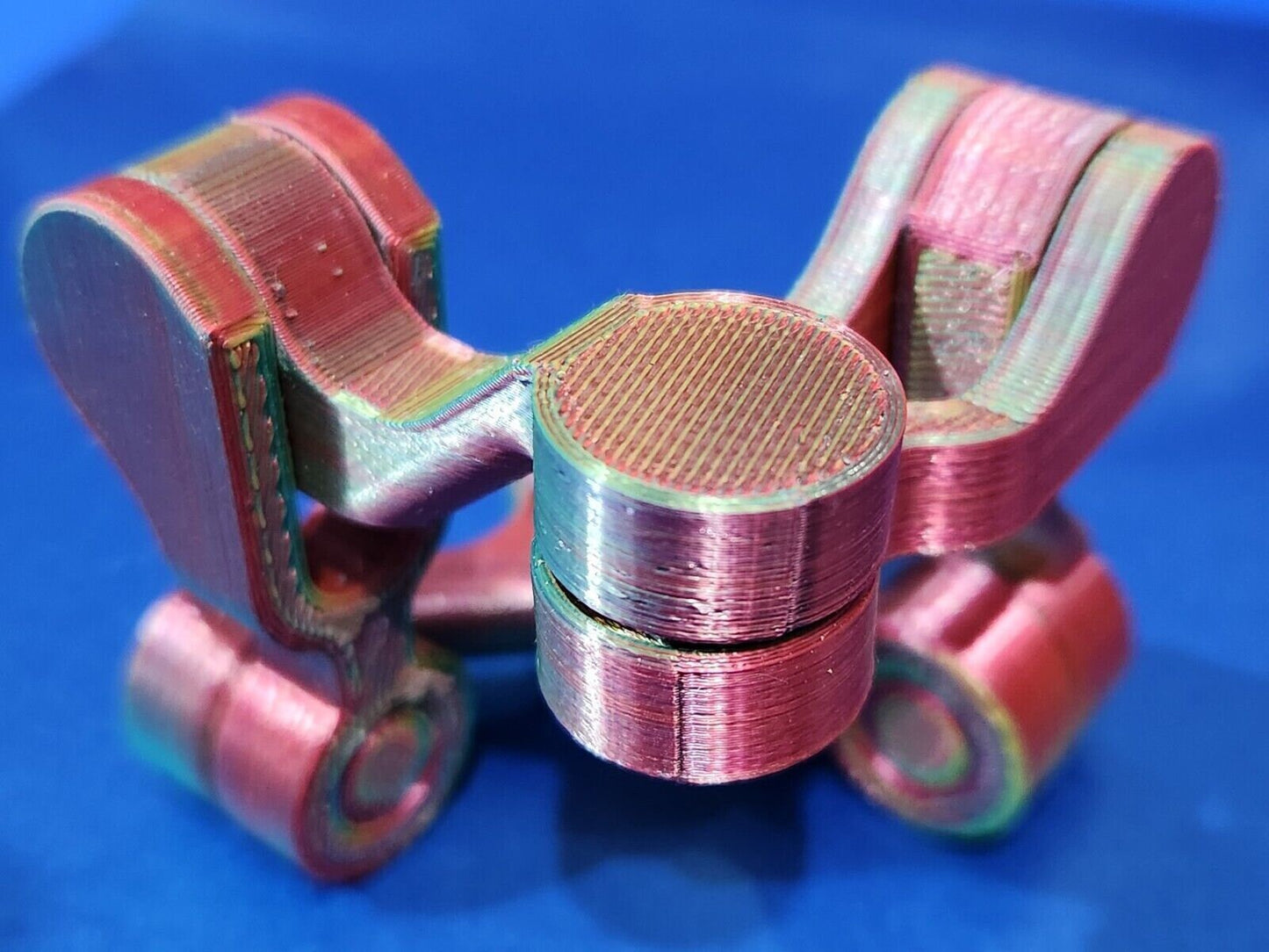Kaleidocycle 3D Printed Fidget adult toy, release the stress, Tactile Sensory