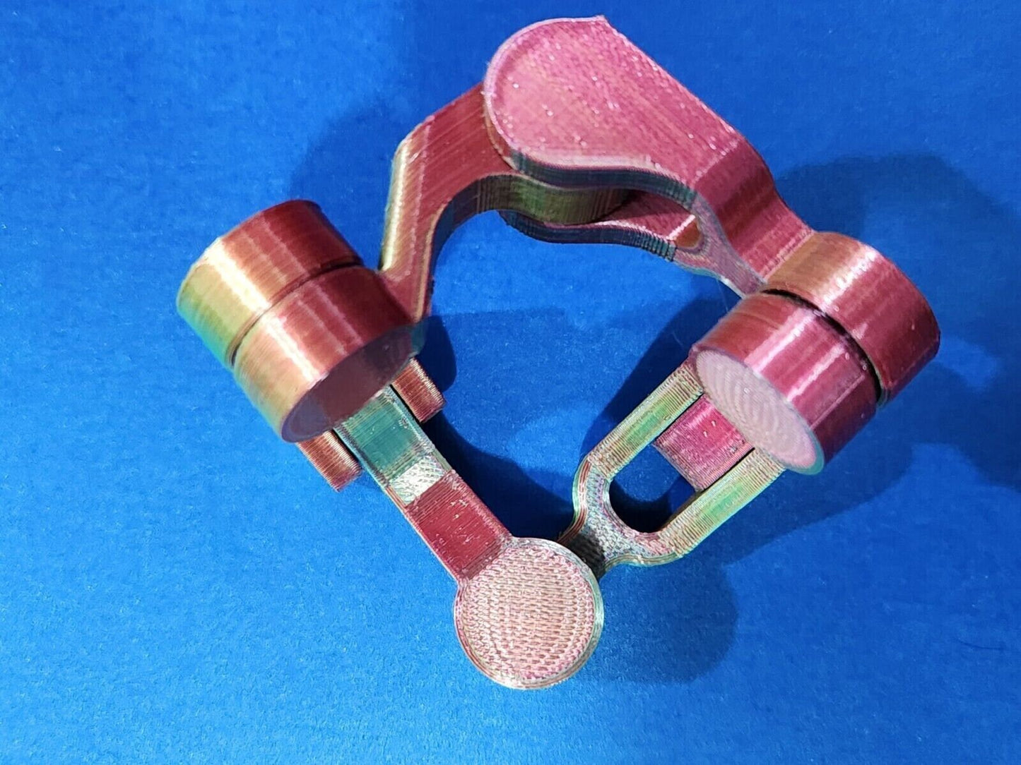 Kaleidocycle 3D Printed Fidget adult toy, release the stress, Tactile Sensory