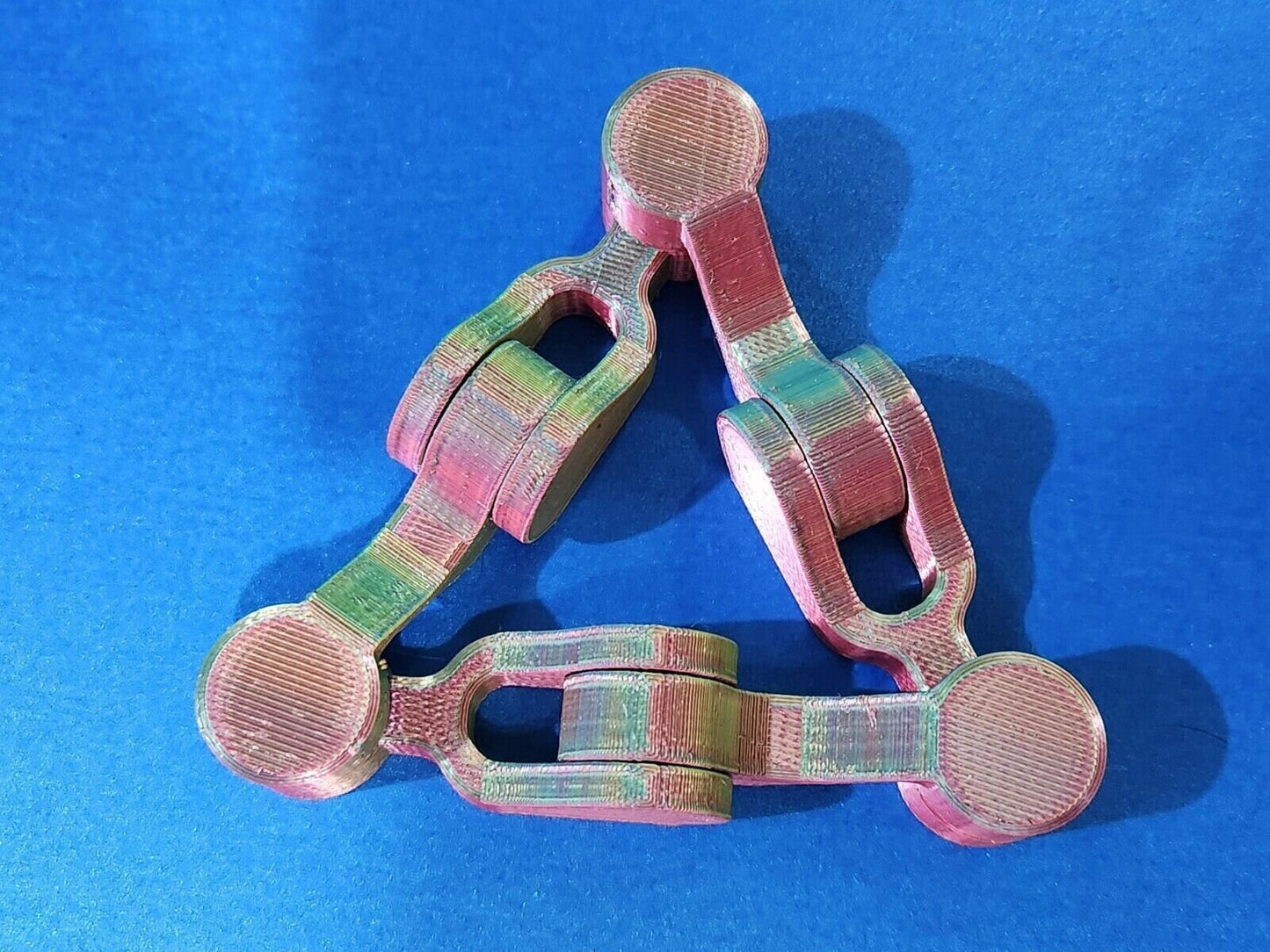 Kaleidocycle 3D Printed Fidget adult toy, release the stress, Tactile Sensory