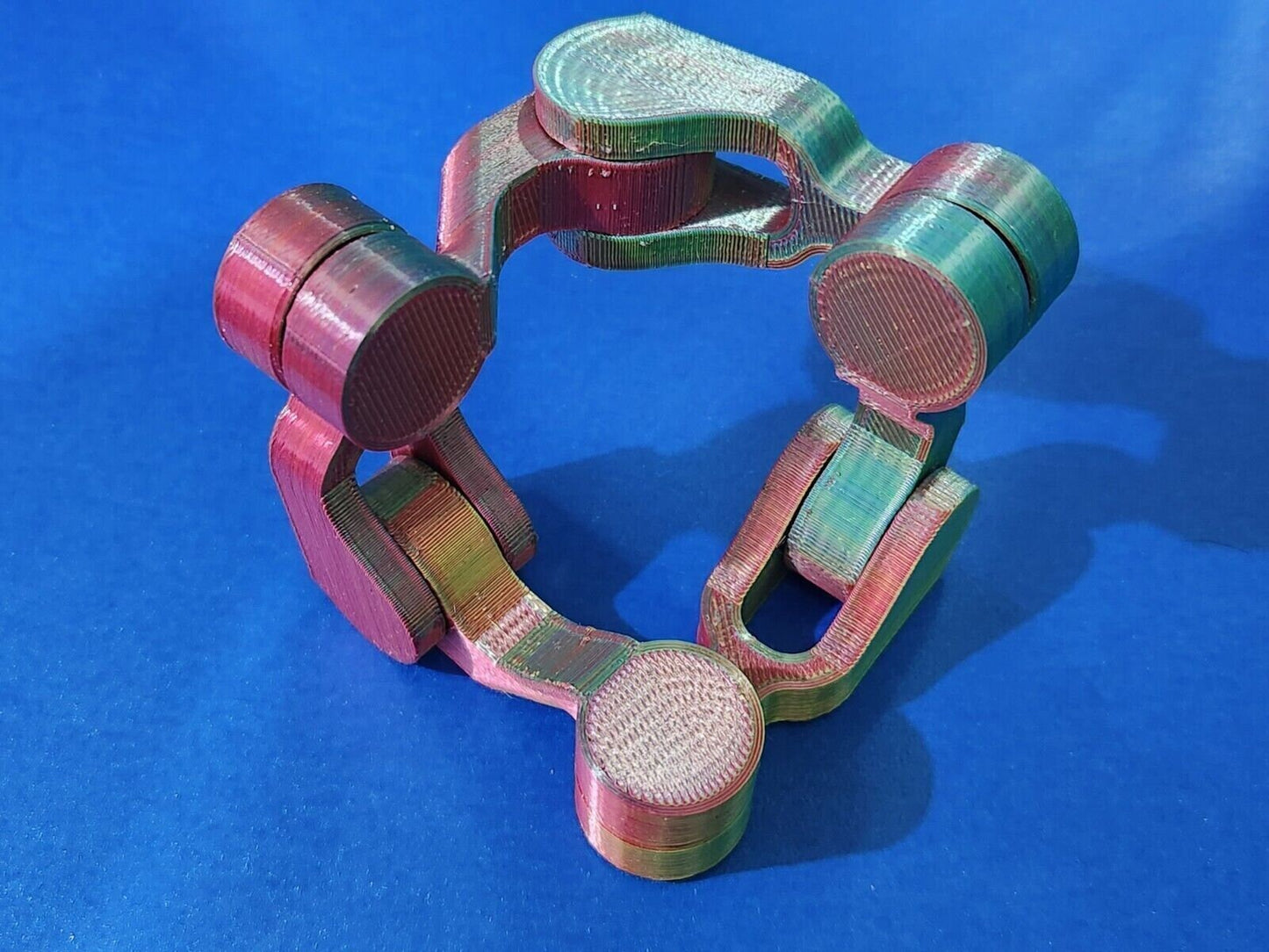 Kaleidocycle 3D Printed Fidget adult toy, release the stress, Tactile Sensory