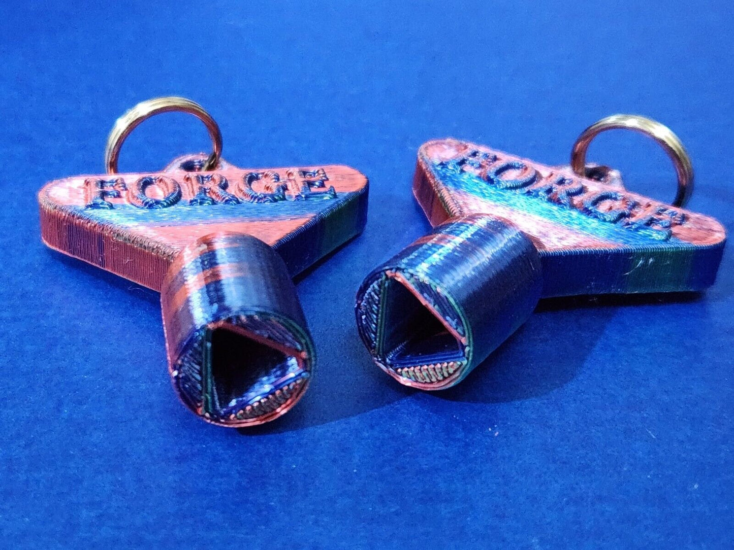 2 x Gas Electric Meter Box Utility Key Cupboard Three Tone PLA Biodegradable