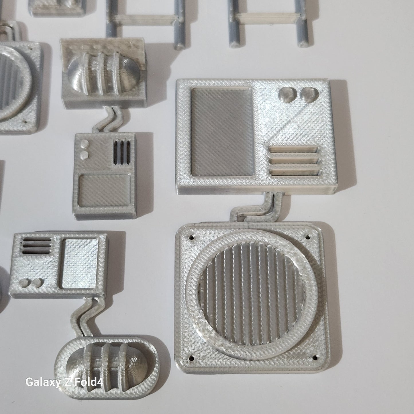 28mm Sci-Fi Greebles Kitbash Set 27 pcs Cyberpunk Control Panels Switches Lights