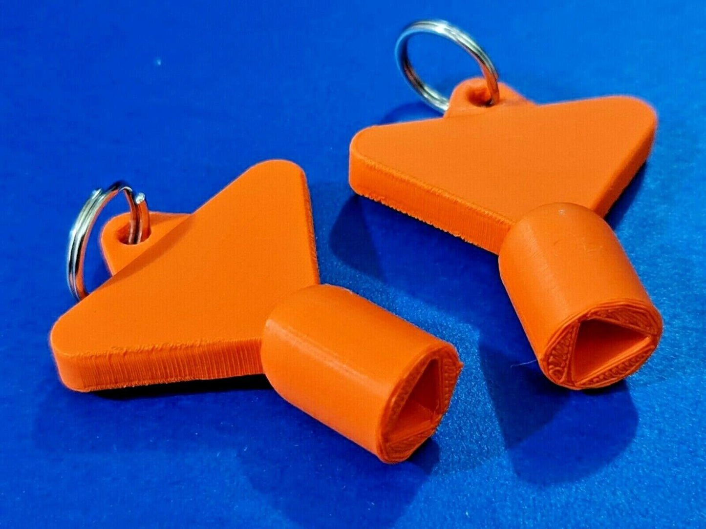 2 x Gas Electric Meter Box Utility Key Cupboard Orange PLA Plastic Biodegradable