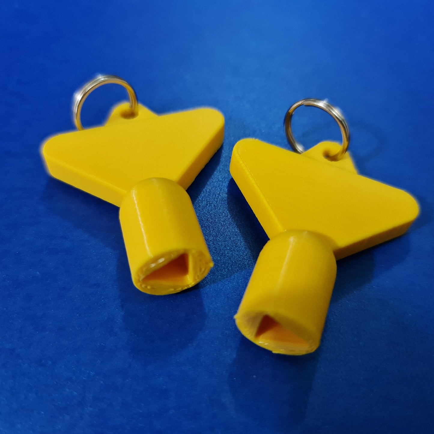 2 x Gas Electric Meter Box Utility Key Cupboard Yellow PLA Plastic Biodegradable