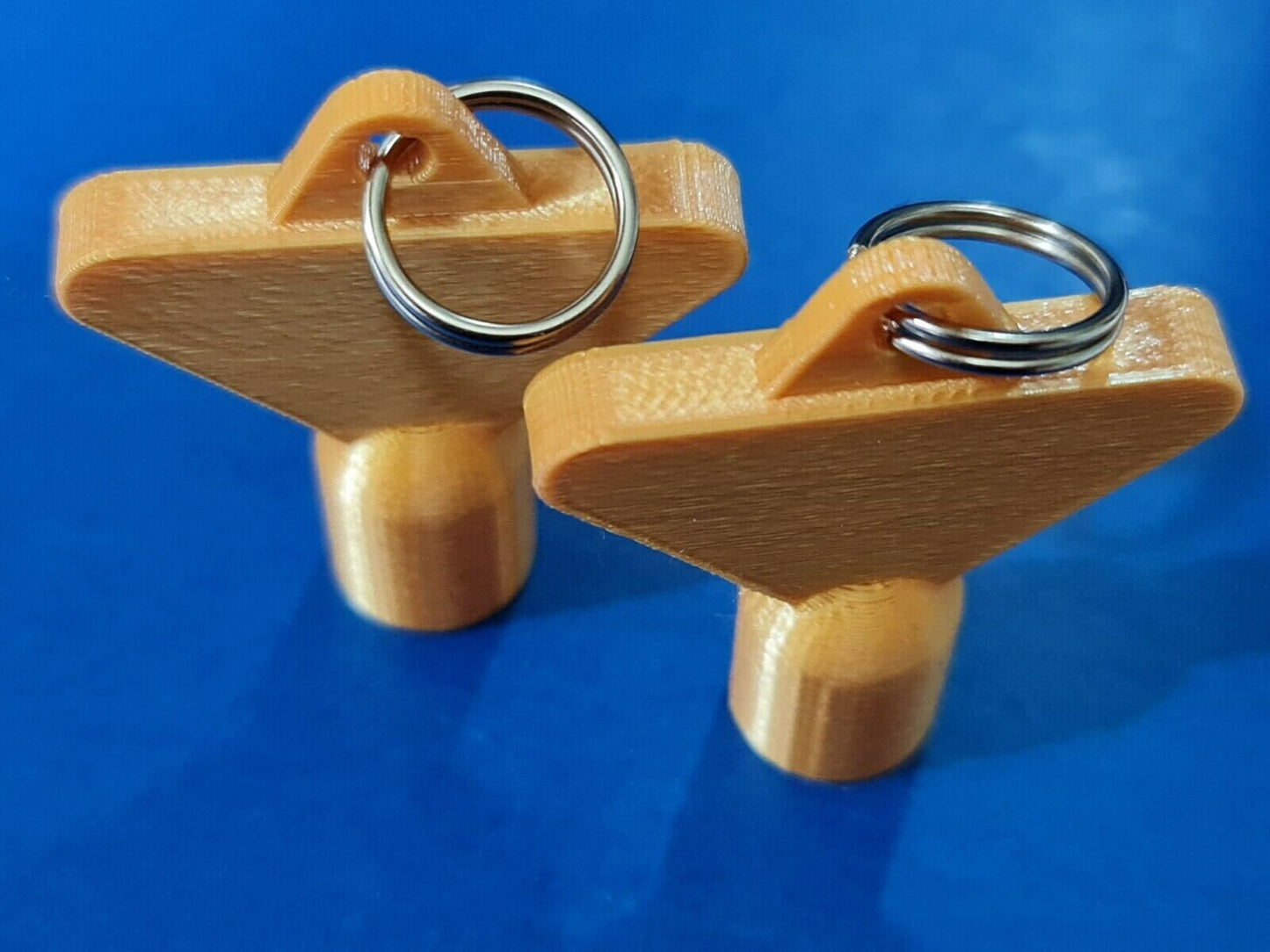 2 x Gas Electric Meter Box Utility Key Cupboard Silk Gold PLA Plastic
