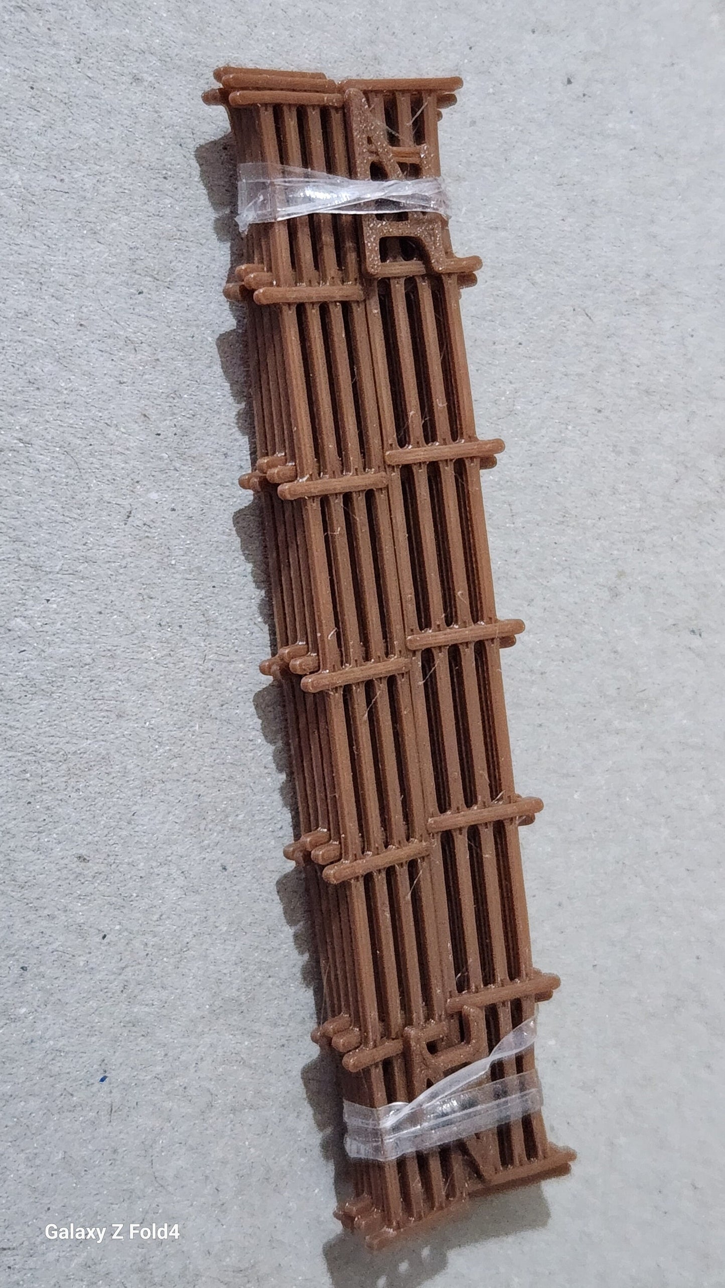 New 10 Pack Brown Fencing Railings N Gauge 1:148 Scale Models Train Railway