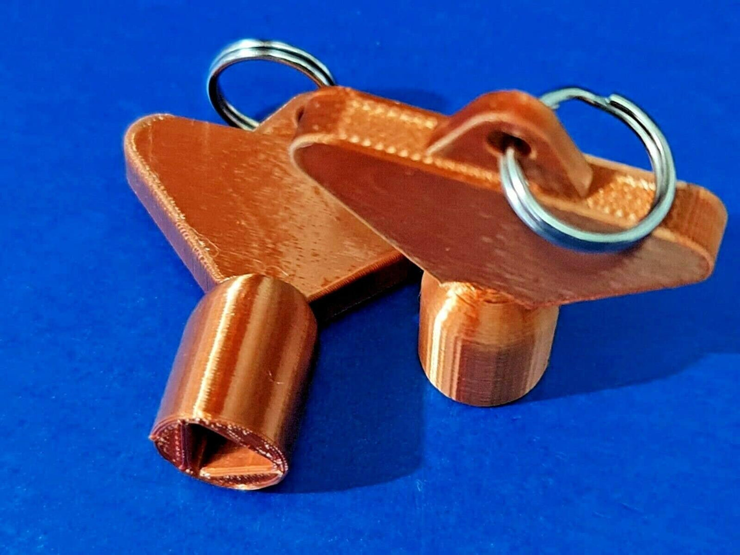 2 x Gas Electric Meter Box Utility Key Cupboard Copper PLA Plastic Biodegradable