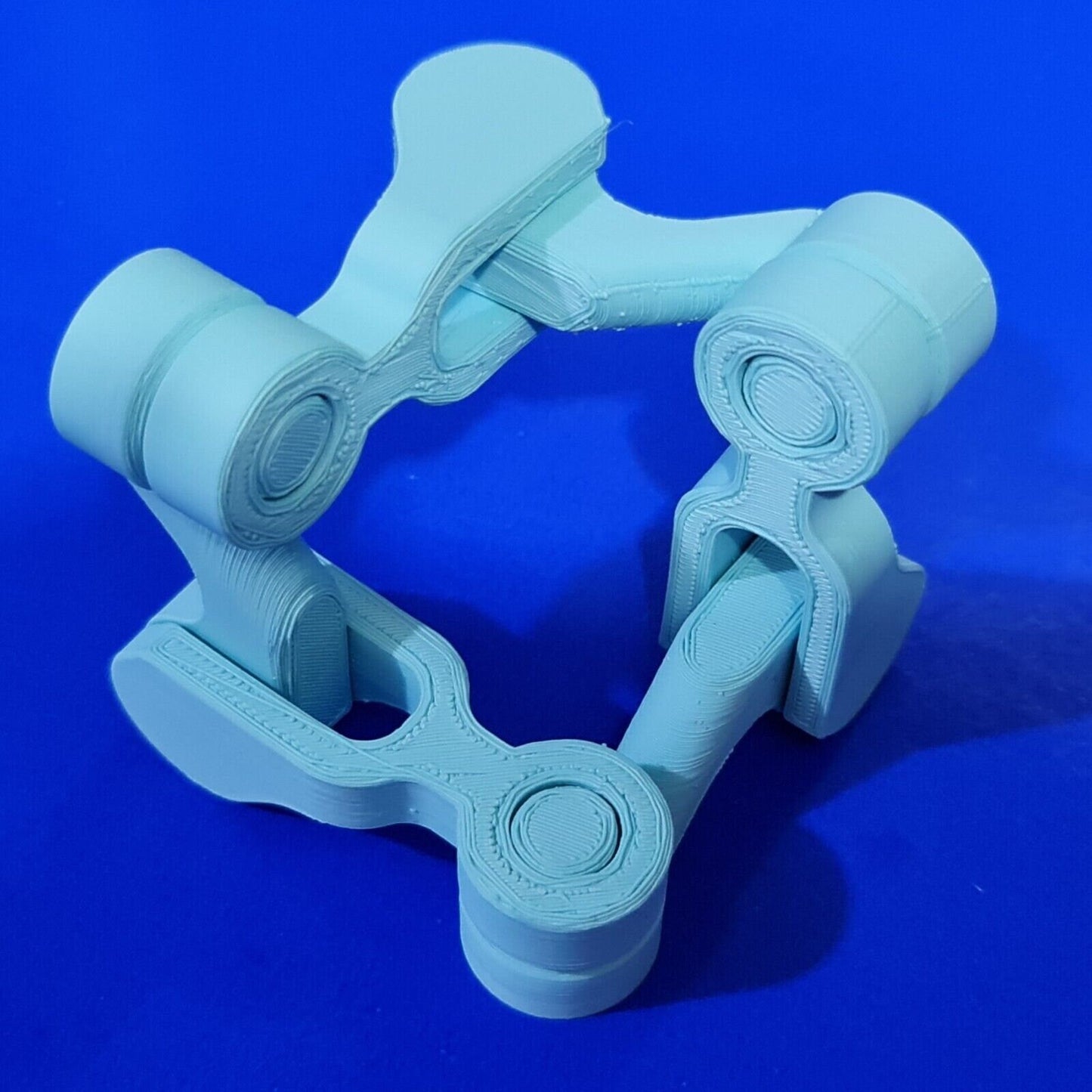 Kaleidocycle 3D Printed Fidget adult toy, release the stress, Tactile Sensory
