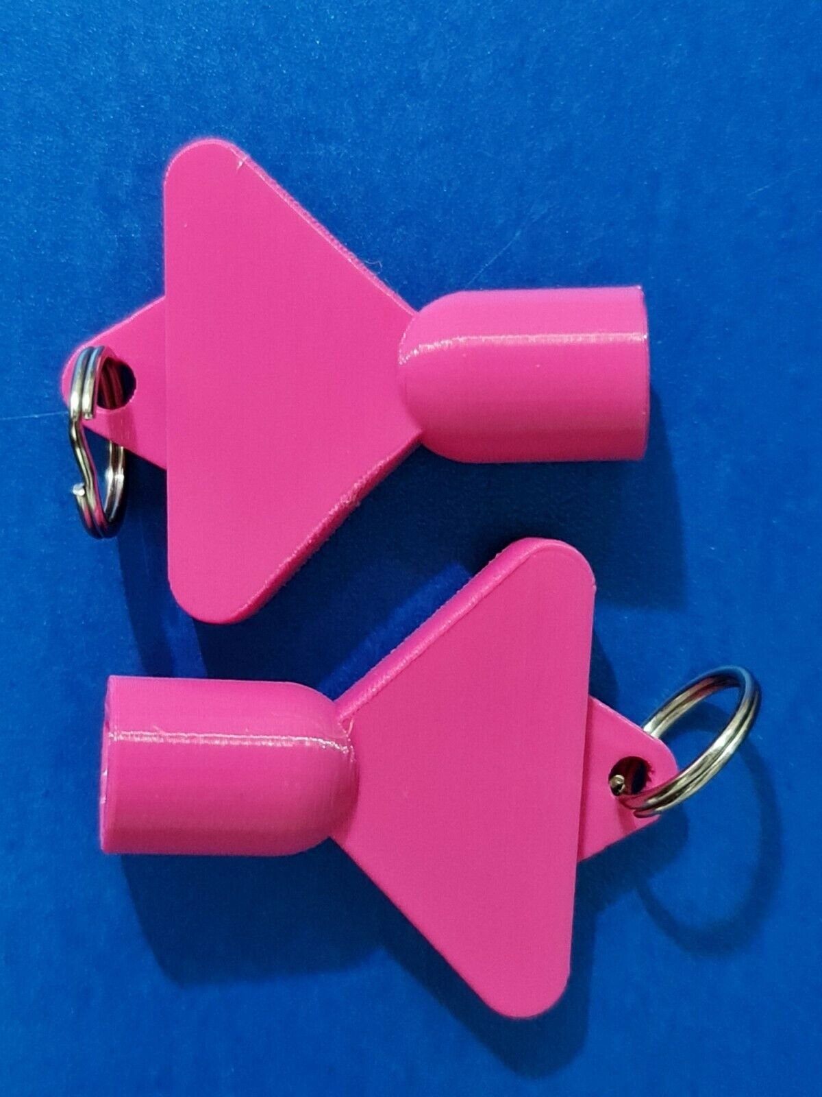 2 x Gas Electric Meter Box Utility Key Cupboard Pink PLA Plastic Biodegradable