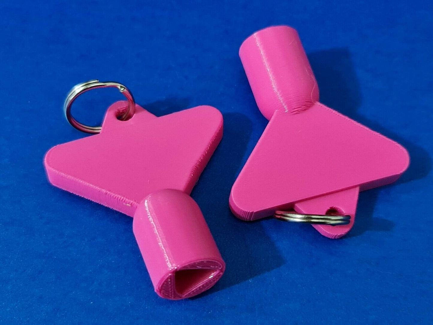2 x Gas Electric Meter Box Utility Key Cupboard Pink PLA Plastic Biodegradable