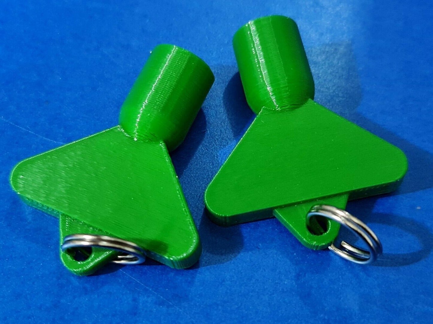 2 x Gas Electric Meter Box Utility Key Cupboard Green PLA Plastic Biodegradable