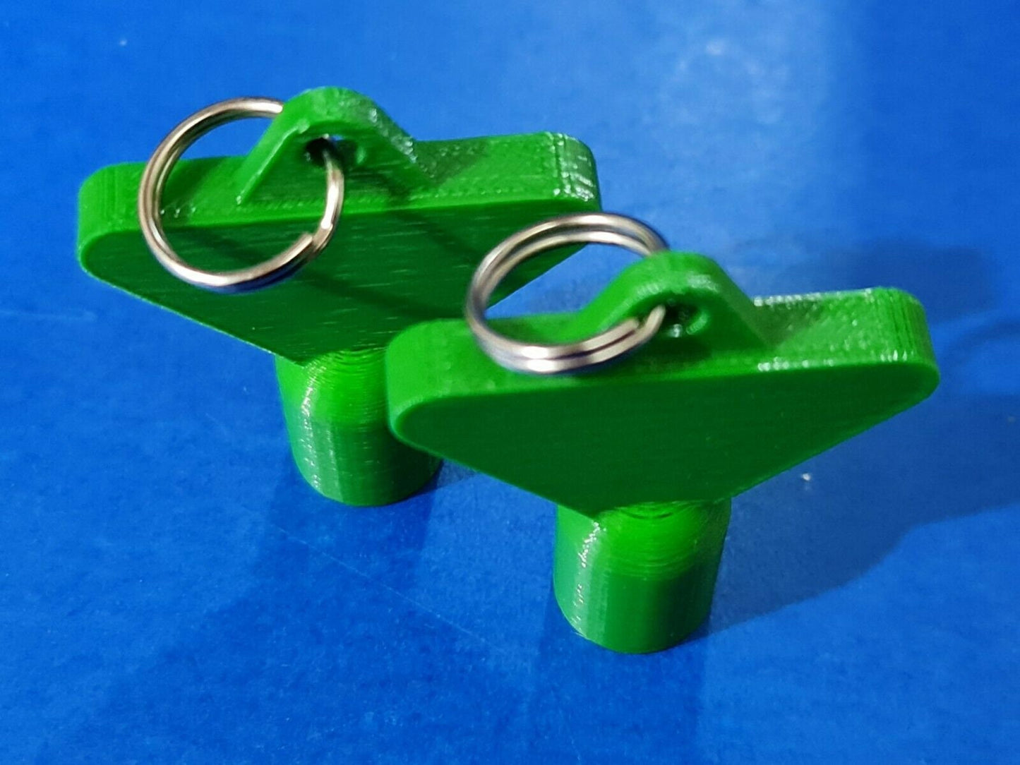 2 x Gas Electric Meter Box Utility Key Cupboard Green PLA Plastic Biodegradable