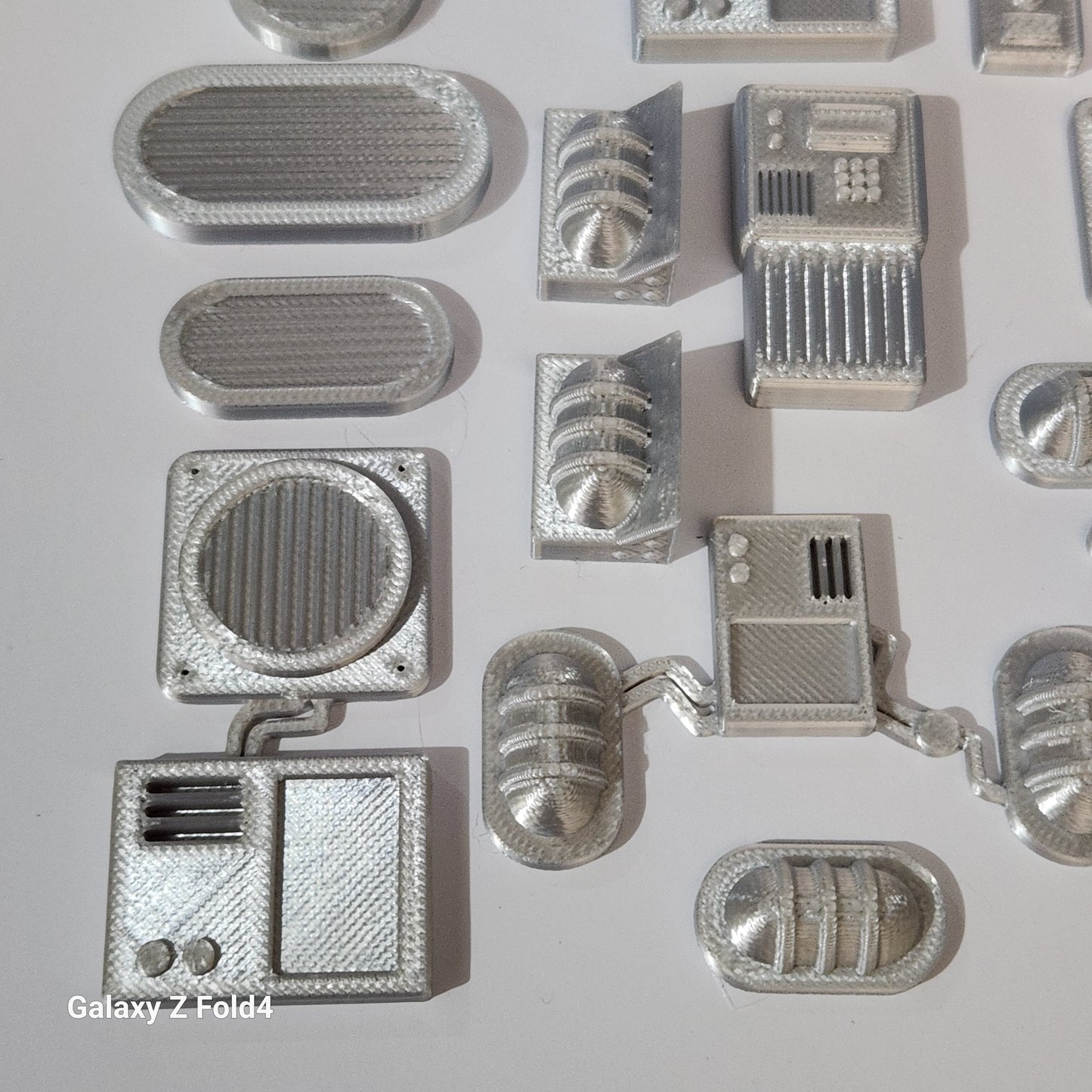 1:12 scale Sci-Fi Greebles Kitbash Set 27 pcs Cyberpunk Control Panels Switches Lights