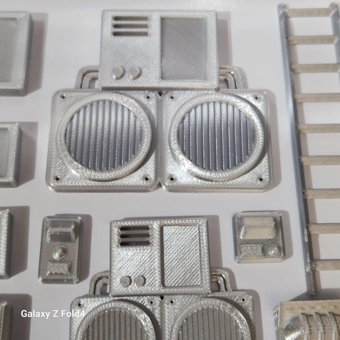 1:12 scale Sci-Fi Greebles Kitbash Set 27 pcs Cyberpunk Control Panels Switches Lights