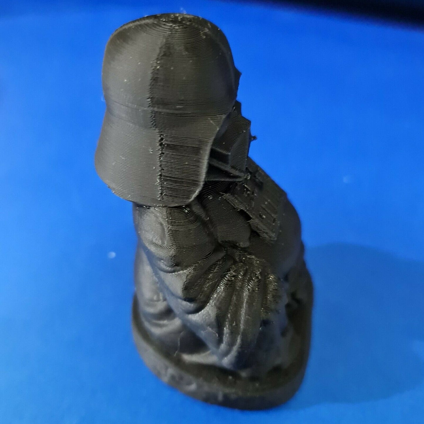 Darth Vadar Pop Buddha Black, 3D Printed Star Wars 4 Inch Display Model