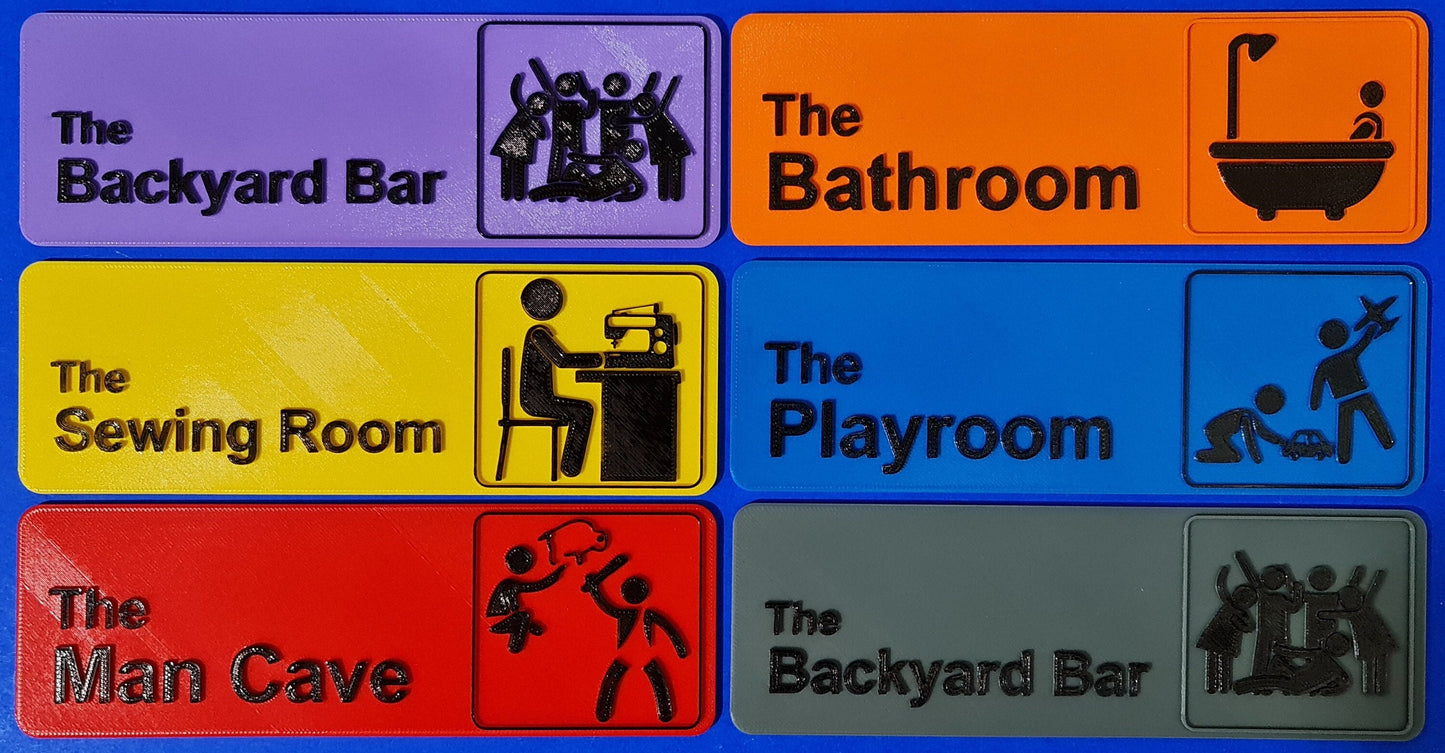 Custom Made Door Wall Plaque Sign