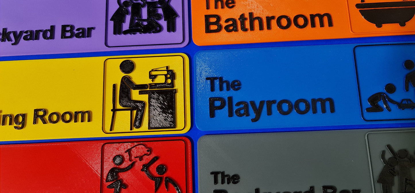Custom Made Door Wall Plaque Sign