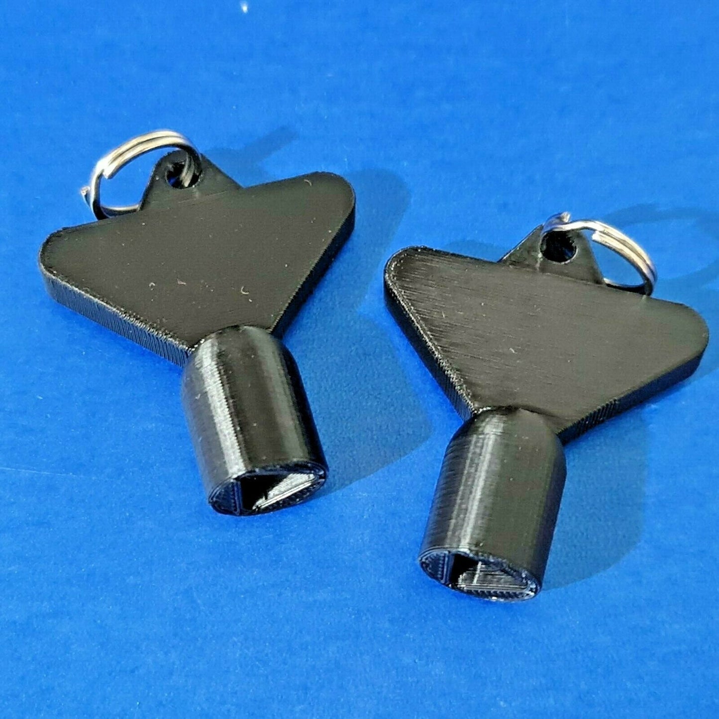 2 x Gas Electric Meter Box Utility Key Cupboard Black PLA Plastic Biodegradable