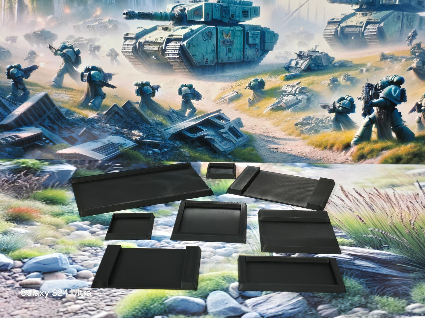 All Sizes Wargaming Base Adaptors Convertors PLA for War Gaming Tabletop Games