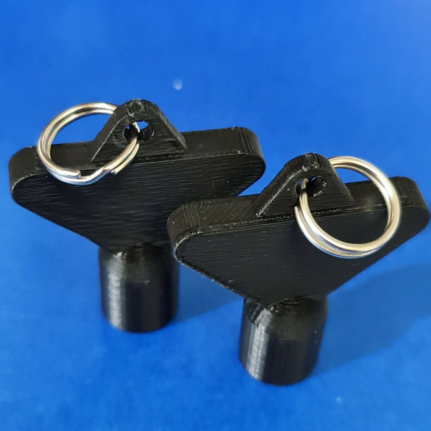 2 x Gas Electric Meter Box Utility Key Cupboard Black PLA Plastic Biodegradable